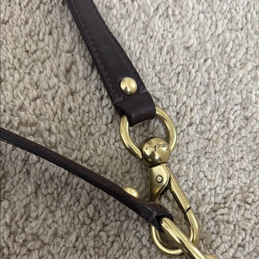COACH Kristin Op Art Plum Bag - Picture 5 of 7